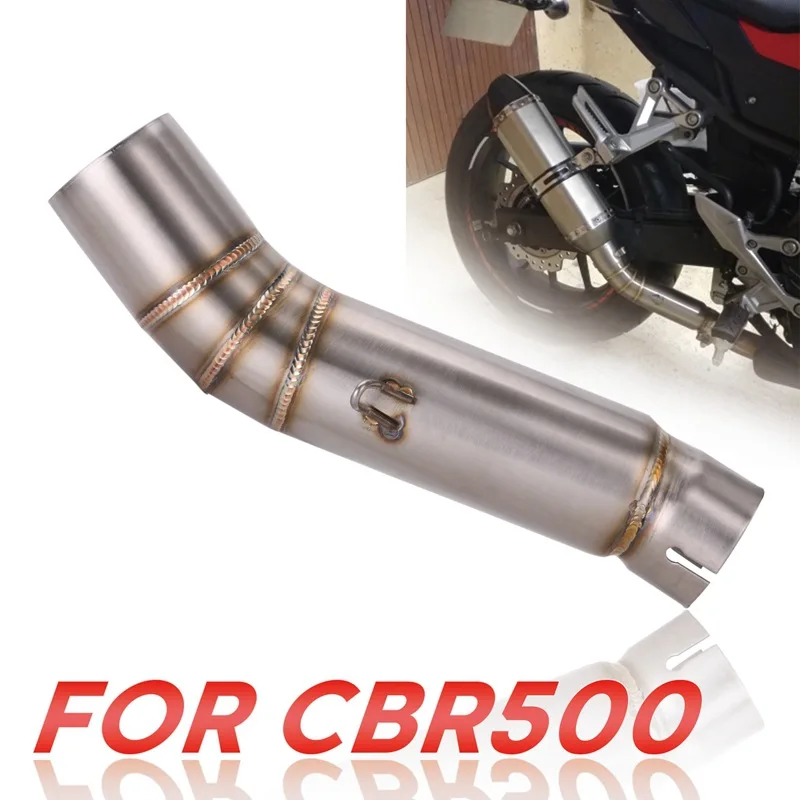 Оптовая продажа высокое качество средняя труба CBR500 CBR500R CB500F CB500X выхлопные трубы дешевая выхлопная
