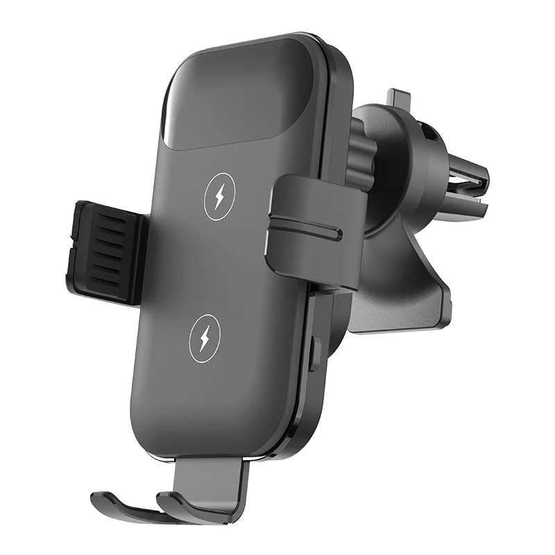 Самый популярный автомобильный держатель для телефона с двойной катушкой и беспроводным зарядным устройством на вентиляционное отверстие для Samsung Galaxy Z Flip 3