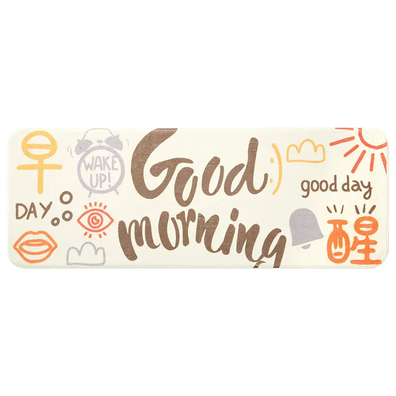 Easy Cleaning Rectangle Living Room Cartoon Mat Floor Rug Bedside Carpet