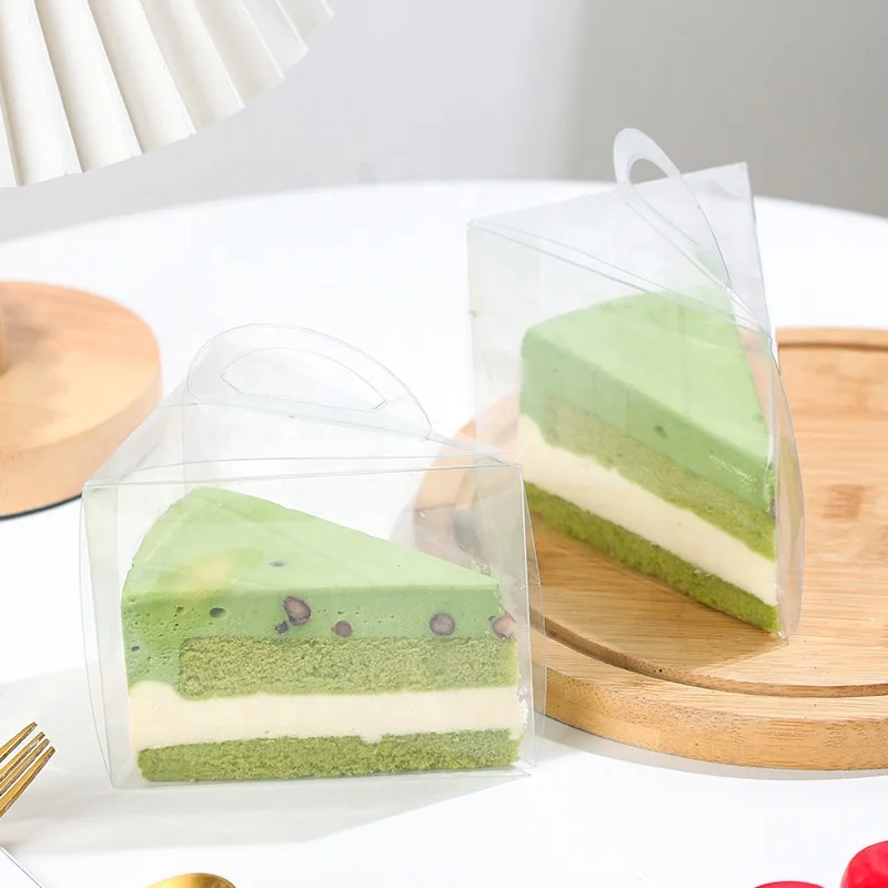 Factory Discount Brief Designed Compact Portable Triangle Cake Boxes In Bulk