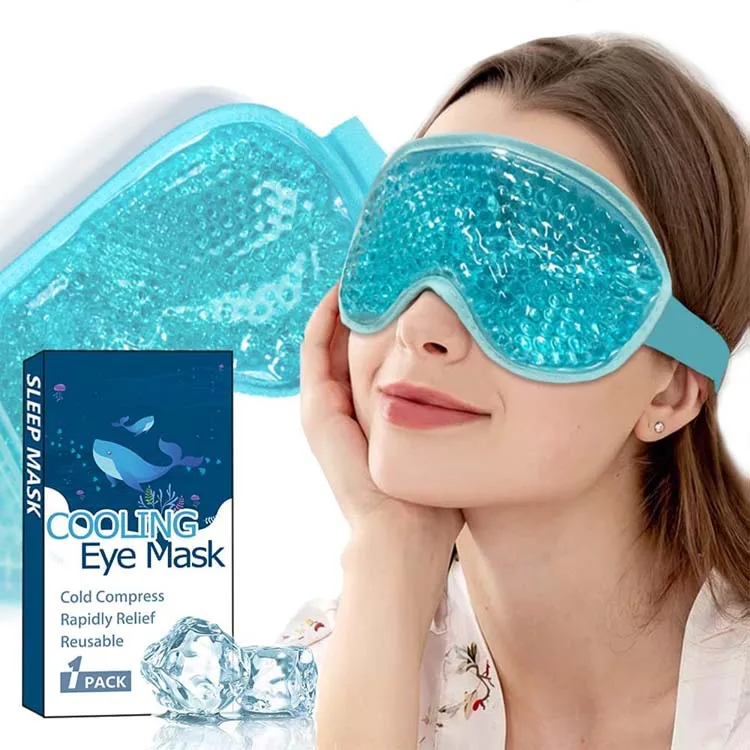 Hot and cold therapearl compress gel eye mask bag hot and cold eye mask relaxing eye mask