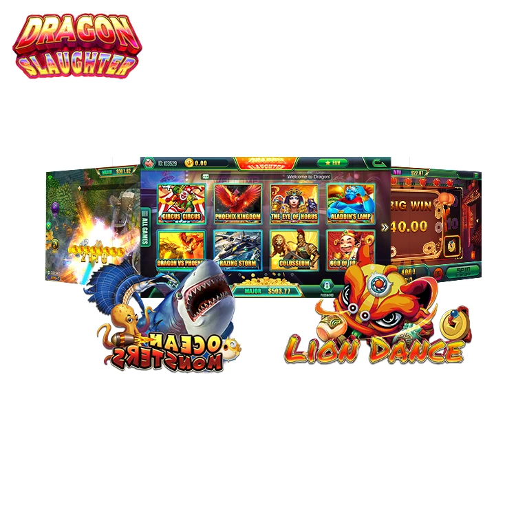 Exquisite virtual video fish shooting games machine fish catch game machine Dragon Slaughter game table