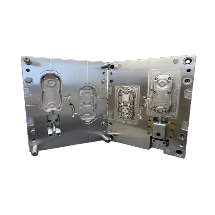 OEM hot runner design car key shell plastic injection mold with overmolding service