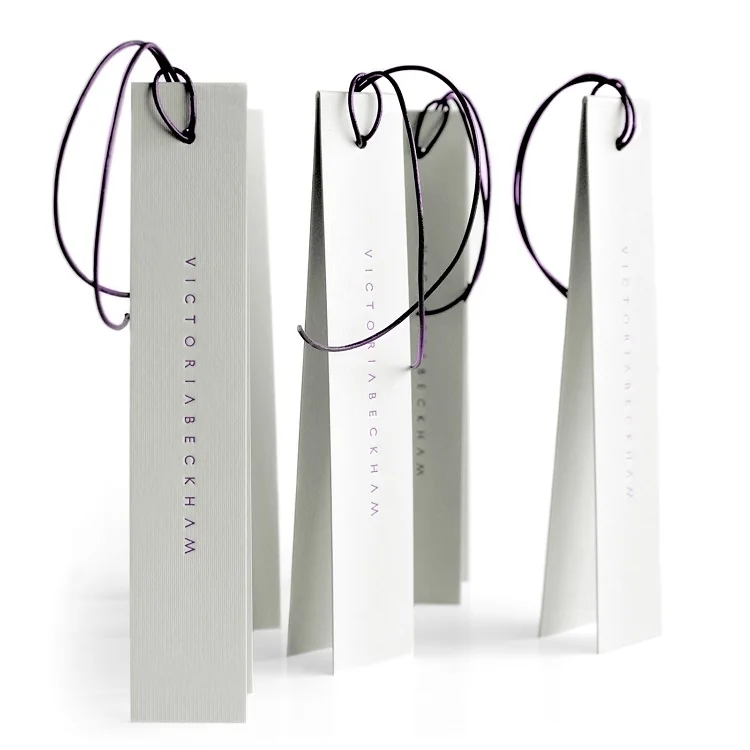 China best design garment paper card supplier clothing hang custom tag