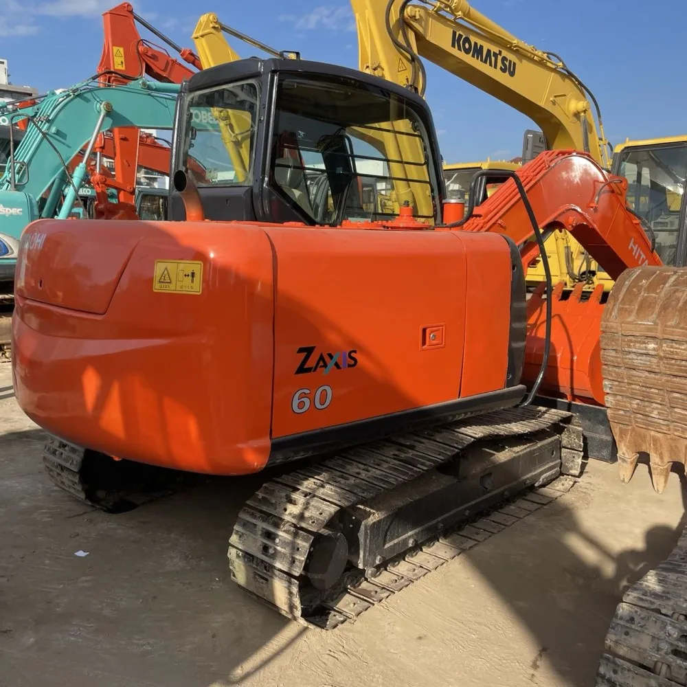 Хорошо эффективный б/у мини-экскаватор ZX60 hitachi экскаватор для продажи по