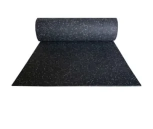 Clocell 1*50m eco-friendly rubber floor rolls shock absorption rubber for gym anti vibration gym rubber flooring