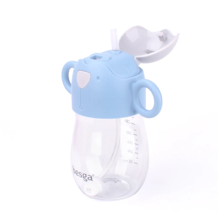 Wholesales 330ML  baby water bottle 501 tritan BPA free with handle for feeding