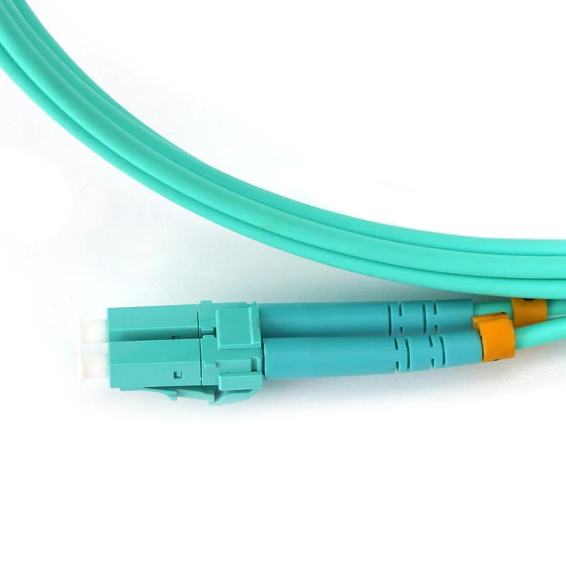 LC UPC Connector OM3 Single mode Multi mode Duplex Fiber Optic Patch Cord 20m length