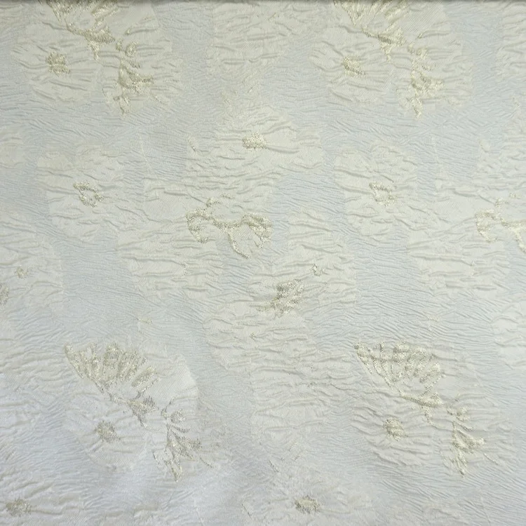 
2021Bubble jacquard woven fabric for cloths evening dress woman 