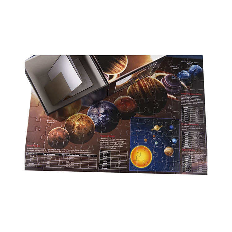 2021 new different nice Jigsaw Puzzle Toy for kid paper different level educational stem diy toy puzzle box