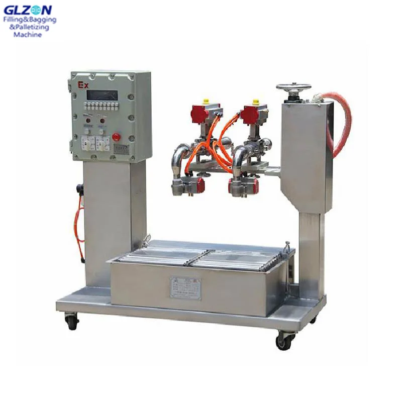 Peanut Oil, Soybean Oil And Engine Oil Double-head Semi-automatic Filling Machine Production Equipment