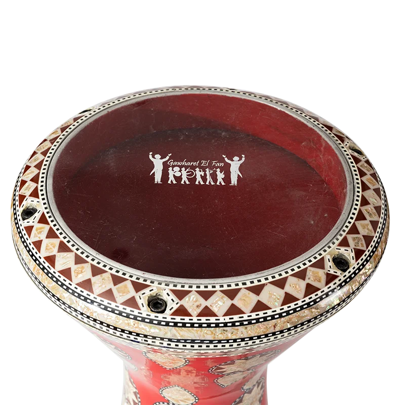 Middle Eastern drum Darbuka Arabic drum Handclapped percussion instruments Made in Egypt 8 Inch Aluminum