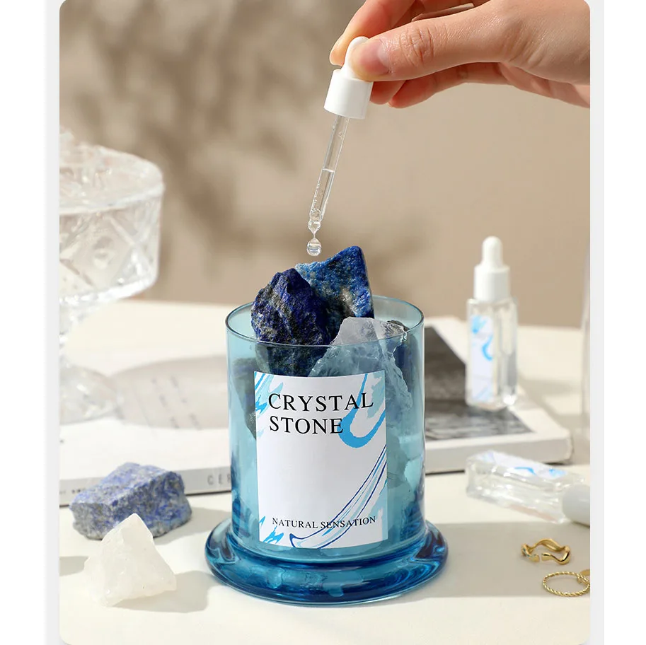 Home  Decorative Christmas Aromatherapy Wholesale Gift Aroma Decor Factory Produced Aroma Essential Oil Set Reed Diffuser stone