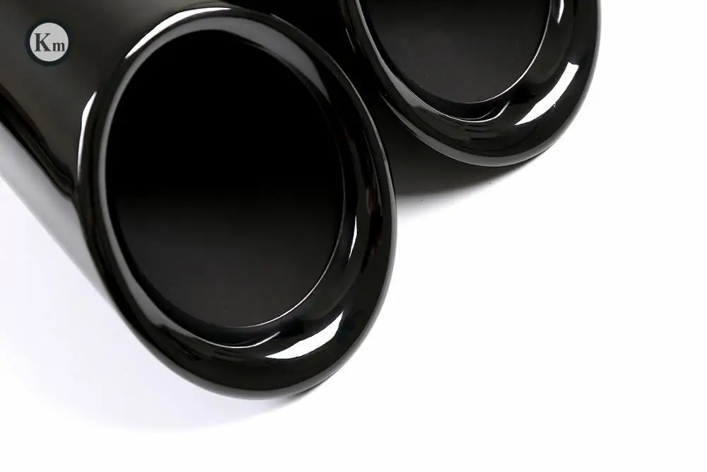 KM  for  Cayenne  GTS style 958  2015-2017  exhaust tip exhaust pipes muffler tips tail pipe black titanium