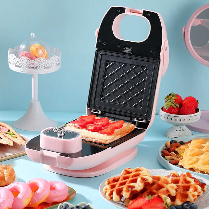 
Automatic Thermostatic System Detachable Non-stick Coating Press 3-in-1 Sandwich Maker Grill 