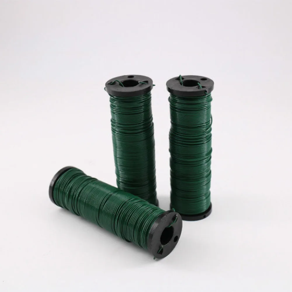 Decorative Caoted Florist Stub Wire, Florist Spool Wire,Floral Paddle Wire