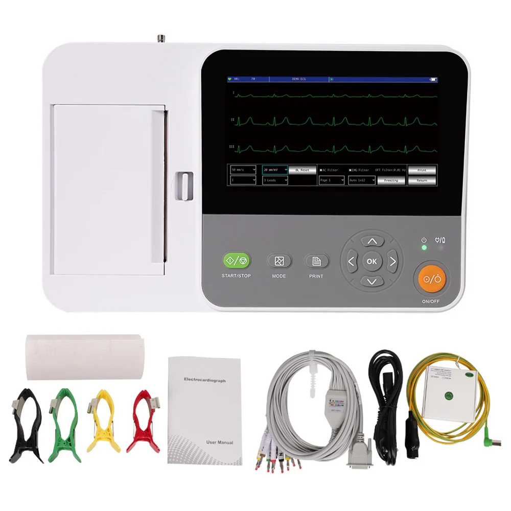 CONTEC E6 Good Price Ecg Machine 12 Lead Electrocardiograma