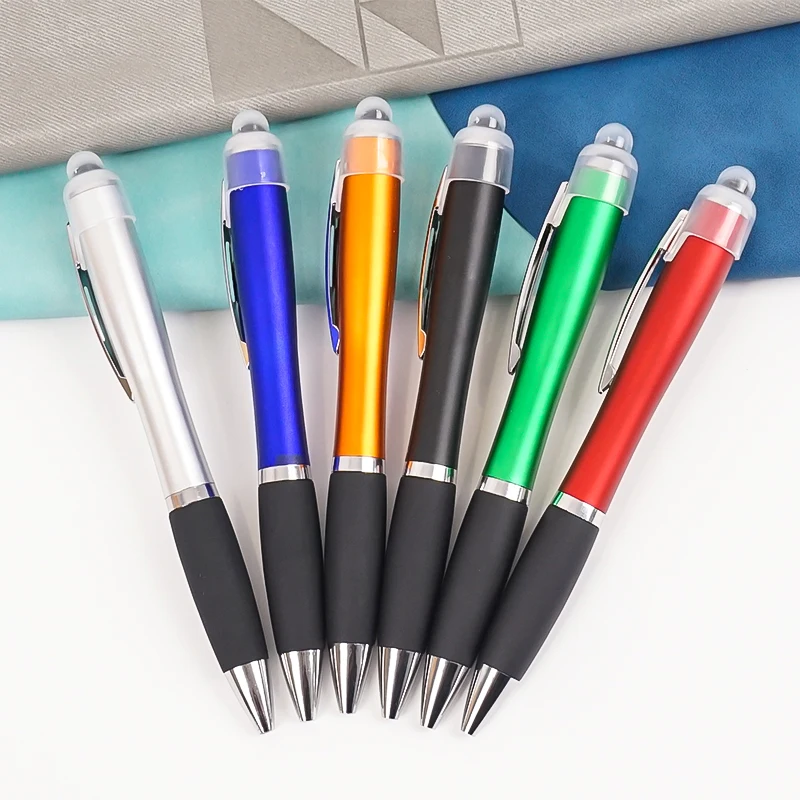 3 в 1 подарочная светодиодная ручка для сенсорного экрана