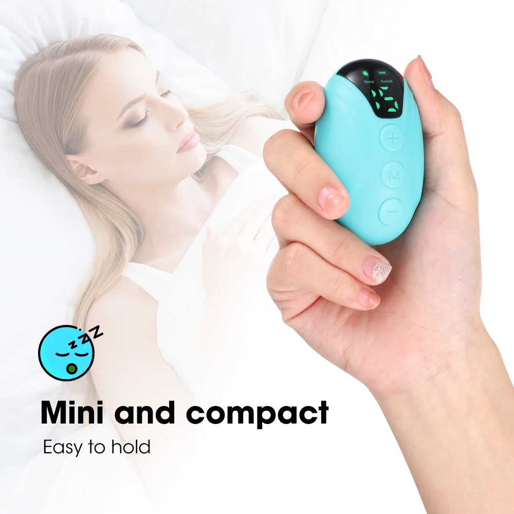 Private Logo Handheld Sleep Aid Relaxation Device Microcurrent Intelligent Tool Massage Improved Sleep Stress & Insomnia Relief