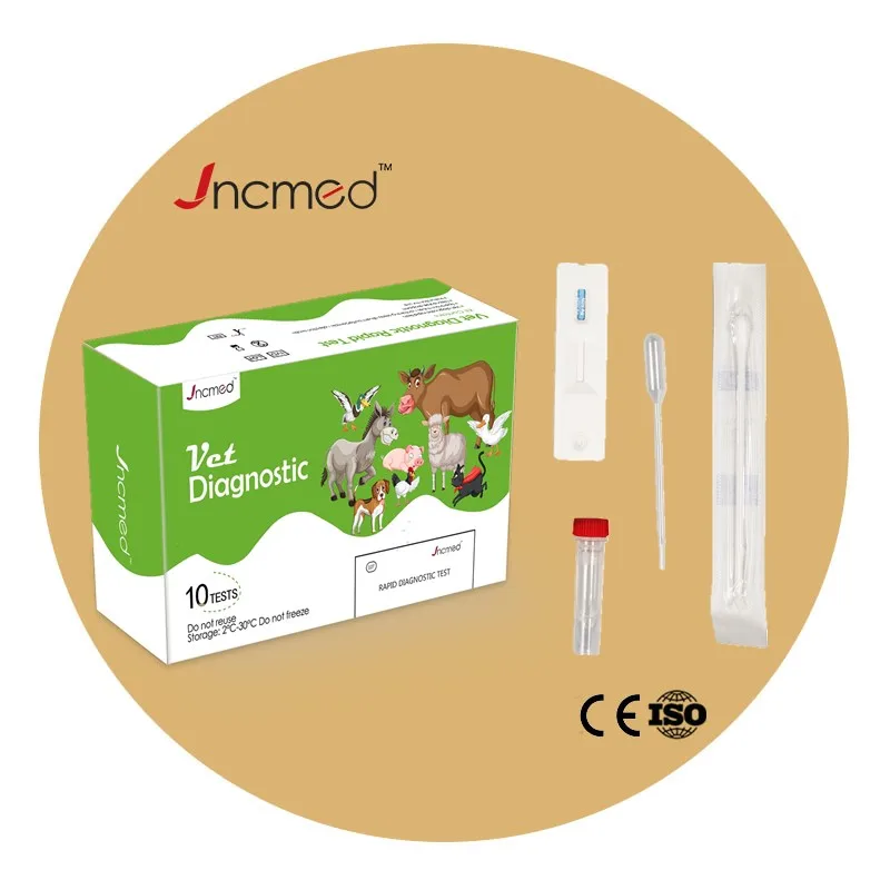 JNCMED Animal Diagnostic Antigen Rapid Test Cassette NDV Ag Newcastle Disease Antigen Test