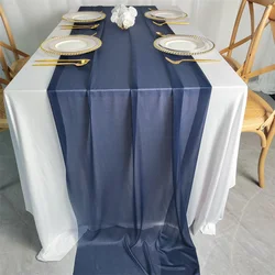 Шифоновый настольный бегун 77*300 см дюймов романтический цветочный настольный бегун свадебный