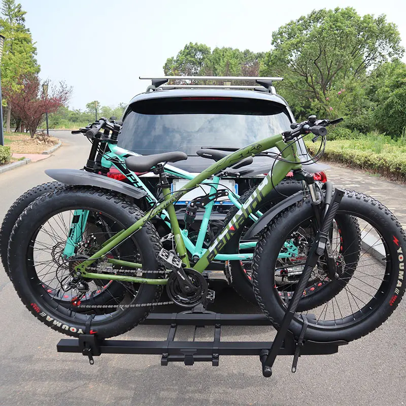 wholesale Bicycle Hitch Mount Rack Carrier for Car Truck SUV - bike car carrier racks fat tire bike rack bicycle trailer hitch