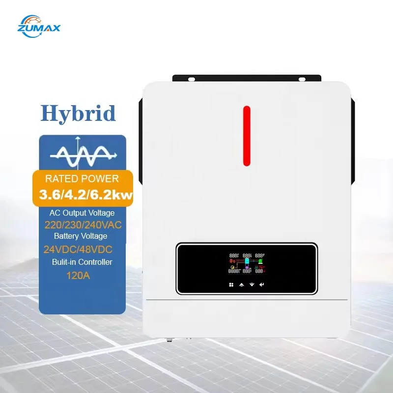 New Product Zumax 1KW 2KW 4KW 6KW solar inverter 5kw 8kw solar inverter hybrid solar inverter 5.5kw