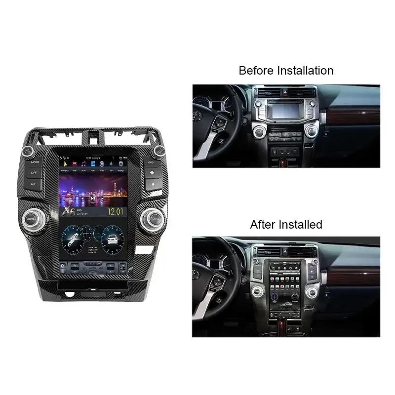 For TOYOTA 4 Runner 13.6 inch Android 4GB+64GB Car GPS Navigation Stereo Head Unit Multimedia Player Auto Radio Tape Recorder