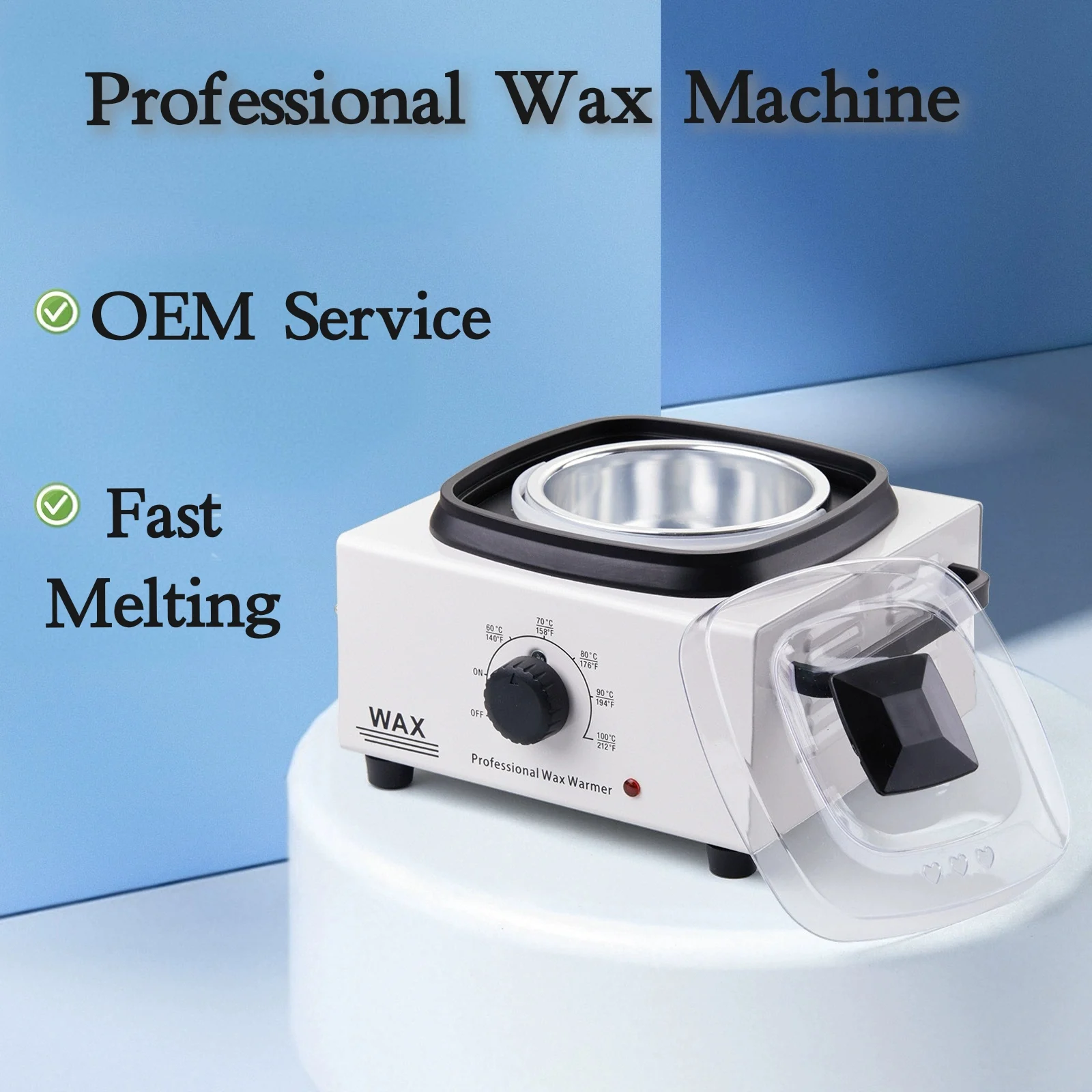 ready stock single melting body hair removal wax bean warm paraffin soft warmer wax machine for professional skin care