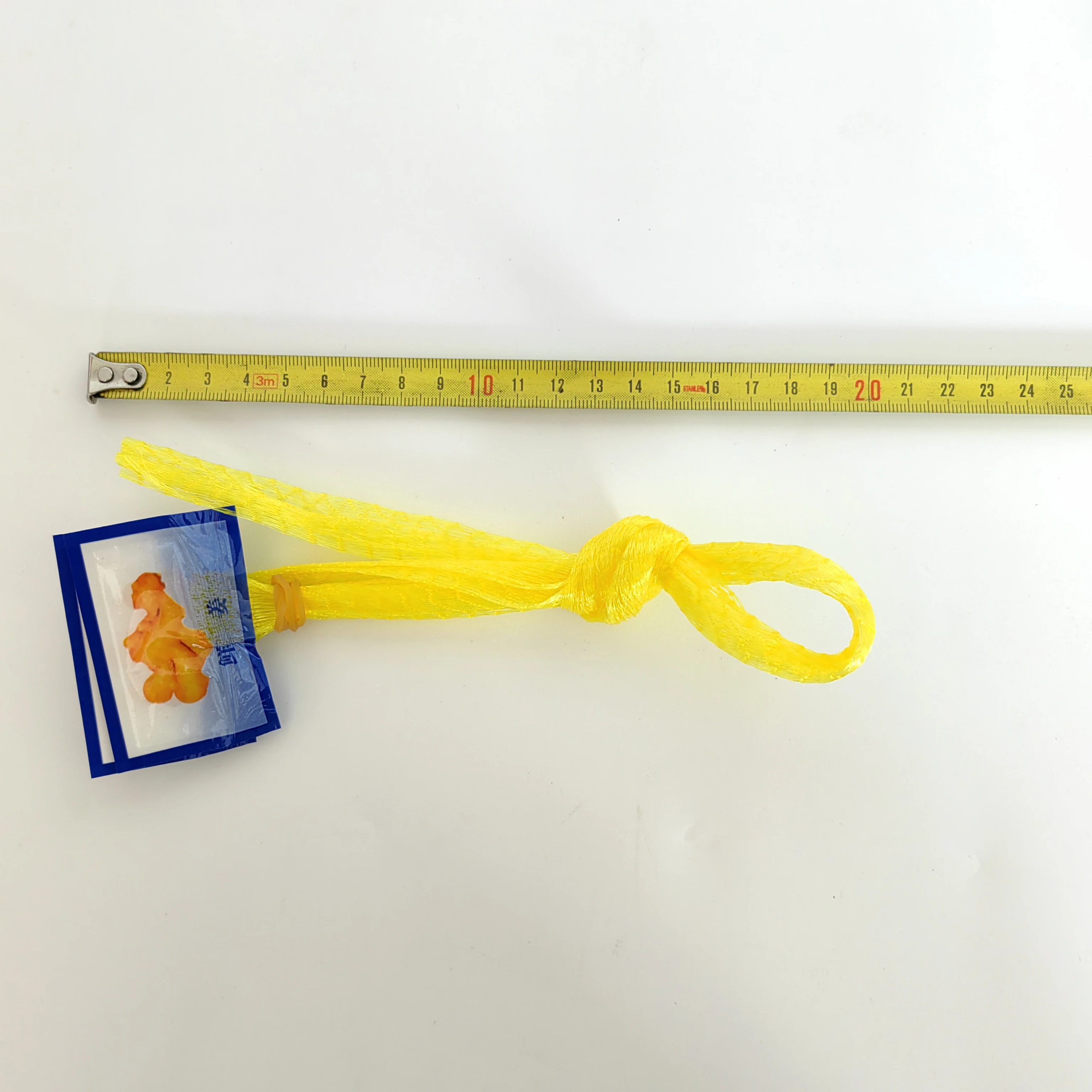 cheap and high quality PP plastic mesh bag for ginger for supermarket packaging supplies
