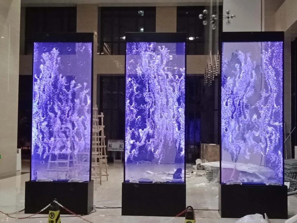 Digital Control LED water bubble wall , Computer Programing Dancing LED Bubble