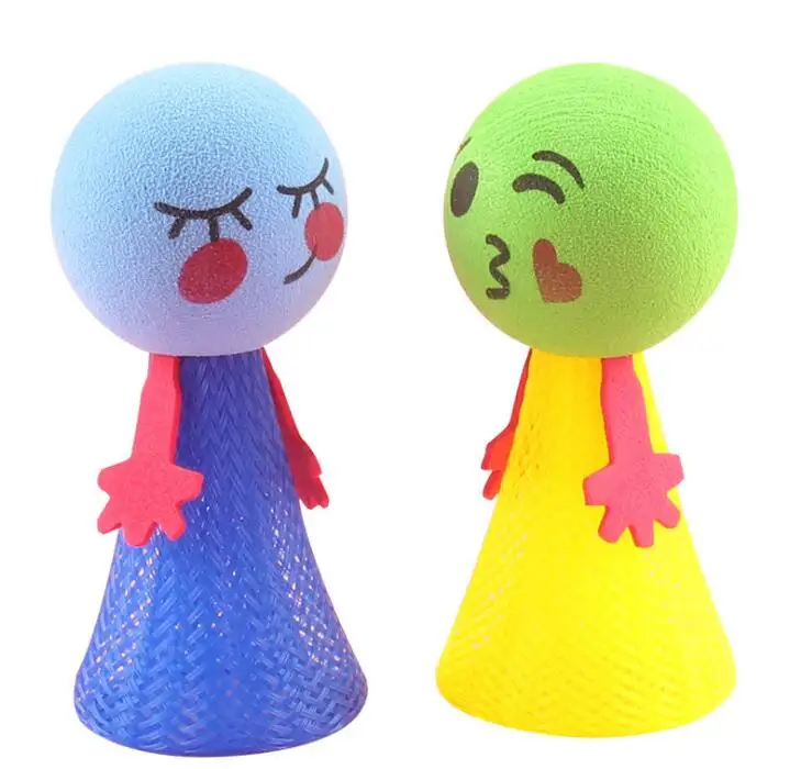 Hot Sale Promotional Happy Jumping Elf, Mini Funny Stress Release Educational Bouncing Toy for Kids and Children