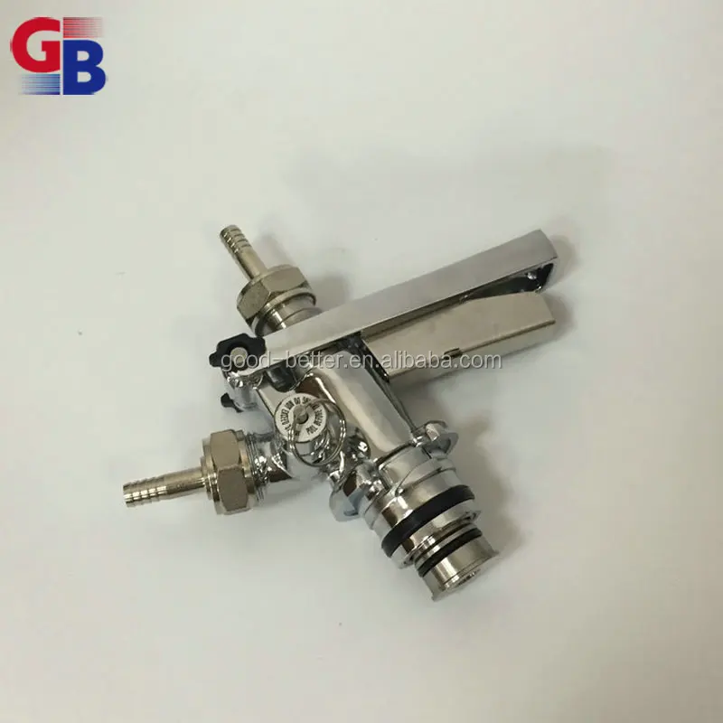 Hot selling Brass chrome plated U system keg spear valve
