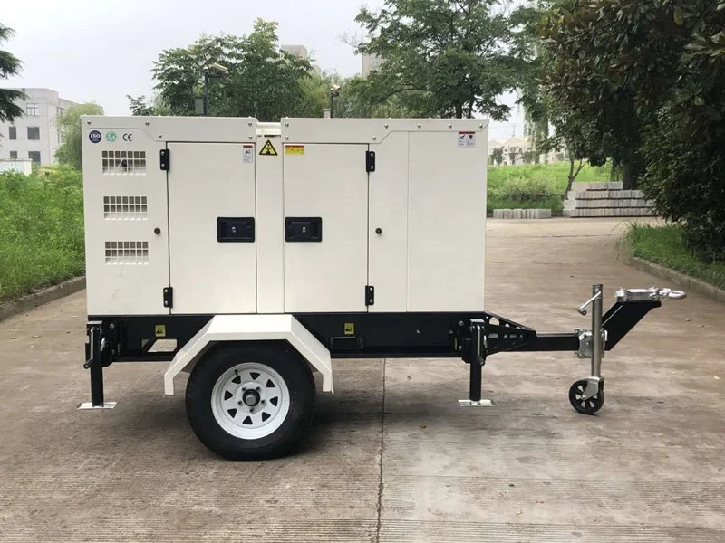 New trailer type 20kw home use water cooled diesel generator with Yangchai engine WP2.5D22E2