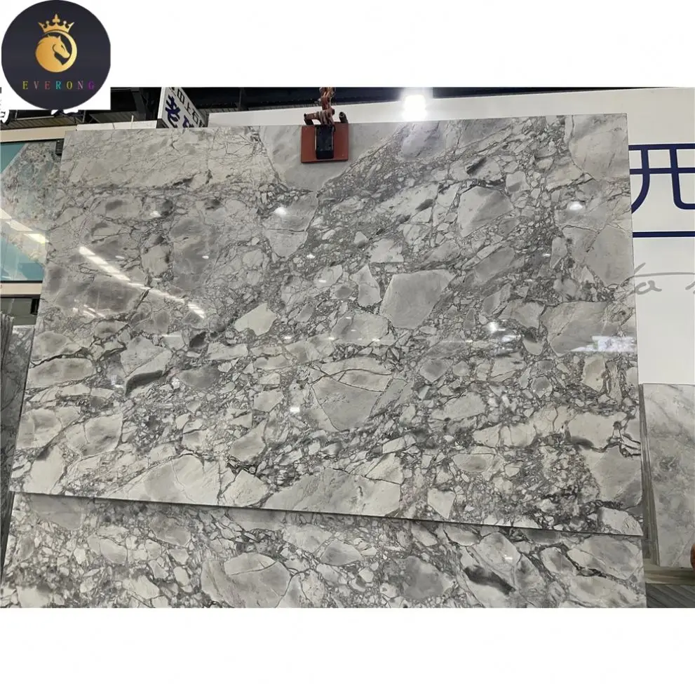 Luxury polished raw super white quartzite slab for home decoration