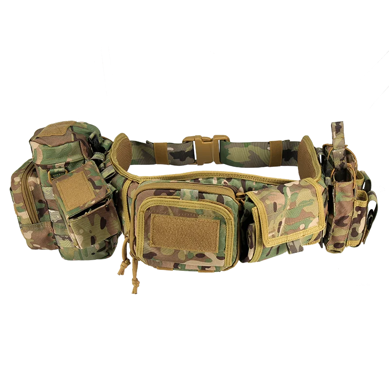 Yakeda Gear Cinturon тактический боевой ремень облегченная модульная система переноски сверхпрочный мягкий тактический ремень с карманами