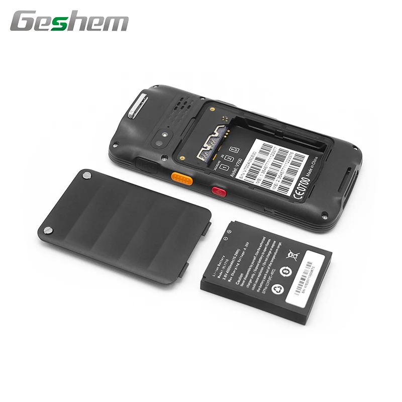 5 inch IP67 barcode scanner rugged rfid pda support GMS 4G LTE dual band WiFi and BT and fingerprint