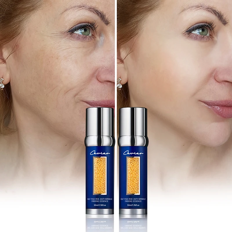 Caviar Vitamin C Deeply Moisturizing Brightening Anti Wrinkle Serum Soothing Face Skin Care Essence Liquid Serum For Face