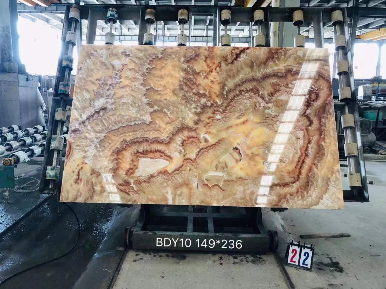 Orange Onyx Slab