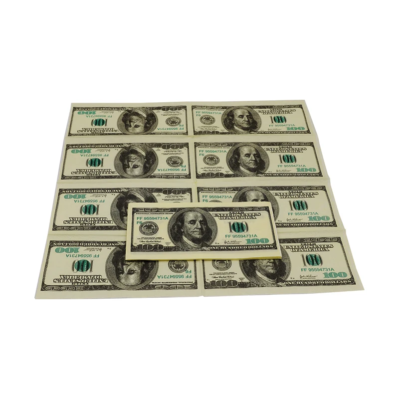 Custom Printed Money Design Napkins - Perfect for Parties and Events