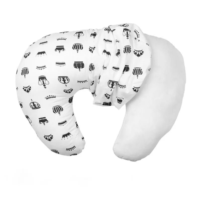 Hot Selling  portable 100% Cotton Baby Breast Feeding Pillow