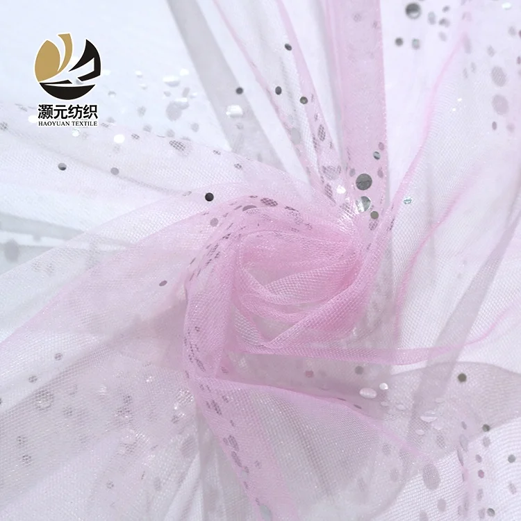 Сетчатая фольга в горошек меняющая цвет блестки тюль сетчатая ткань мелкие точки