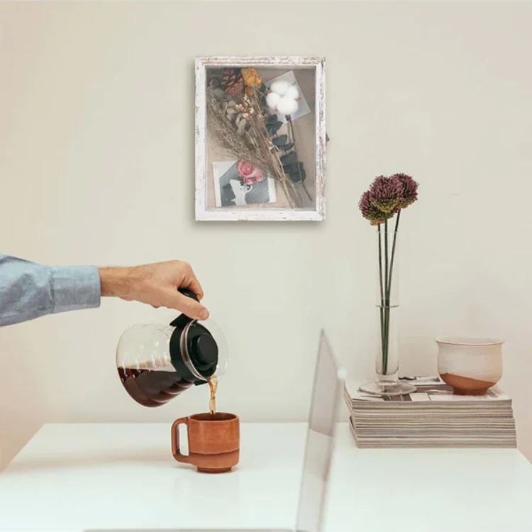 11x14i nch Glass & Metal Shadow Box Frames for Floral Photo Display - Wholesale Memorial Gifts for Cherished Moments