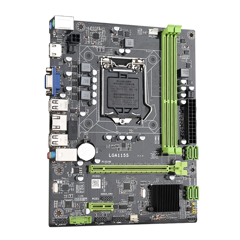 H61 Motherboard  1155 Socket Intel Desktop Motherboard for Sale