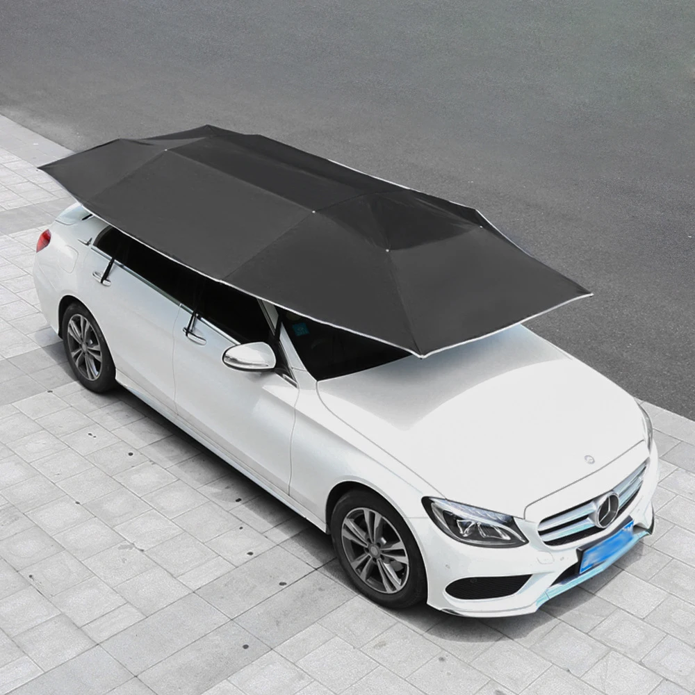 Factory Price Durable Sun Protection Dust Proof Outdoor Car Vehicle Shade Umbrella