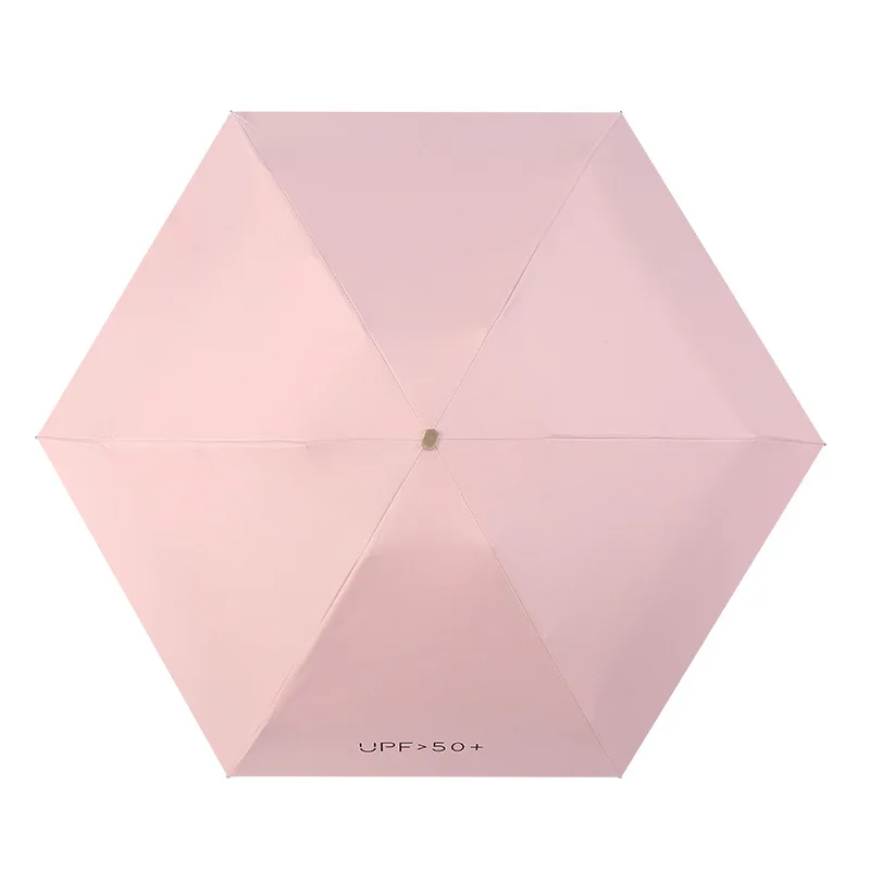 BSBH Custom Logo Travel Capsule Umbrella Mini Compact Double Small Umbrella Mini 5 Folding Mini Umbrella Pocket Portable