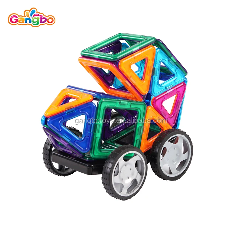 
2019 Hot Selling 78 Pcs Magnetic Tiles Toys for Kids DIY 3D Toys Magnetic building Blocks 
