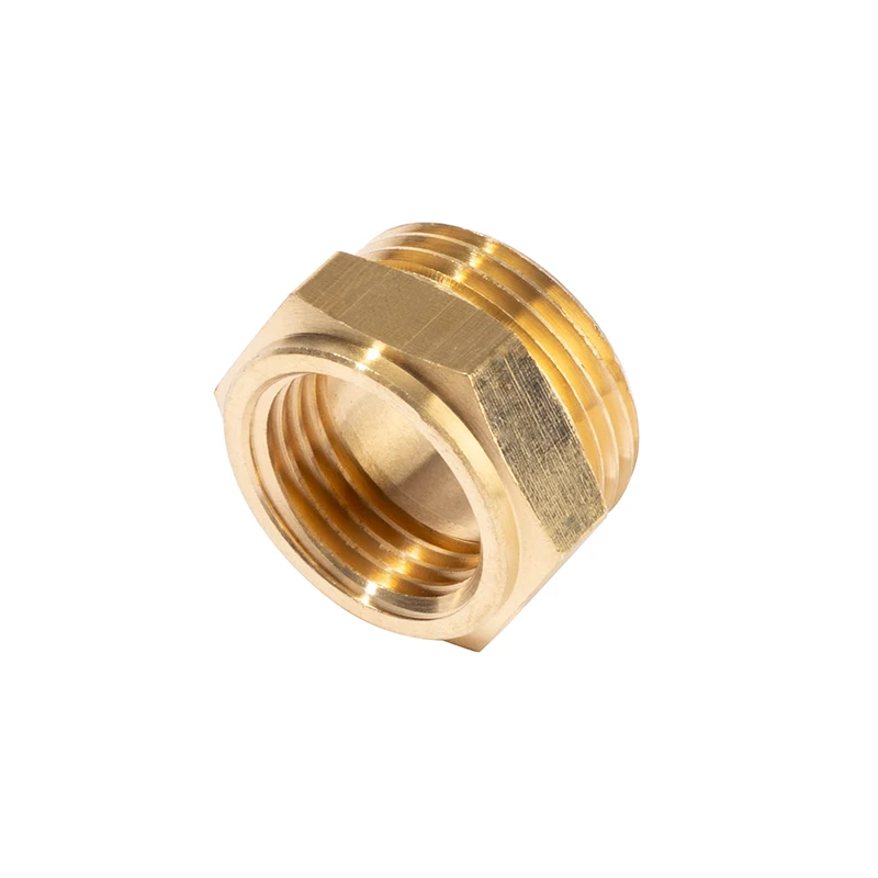 Custom Forged Brass Compression Joint For Production Of Copper Pipe Mamelon Reduction Male Female