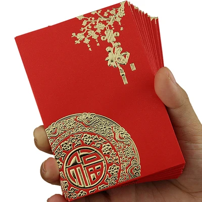 
Rat year HongBao 2020 Chinese New Year gold foil red packet wedding red envelope 