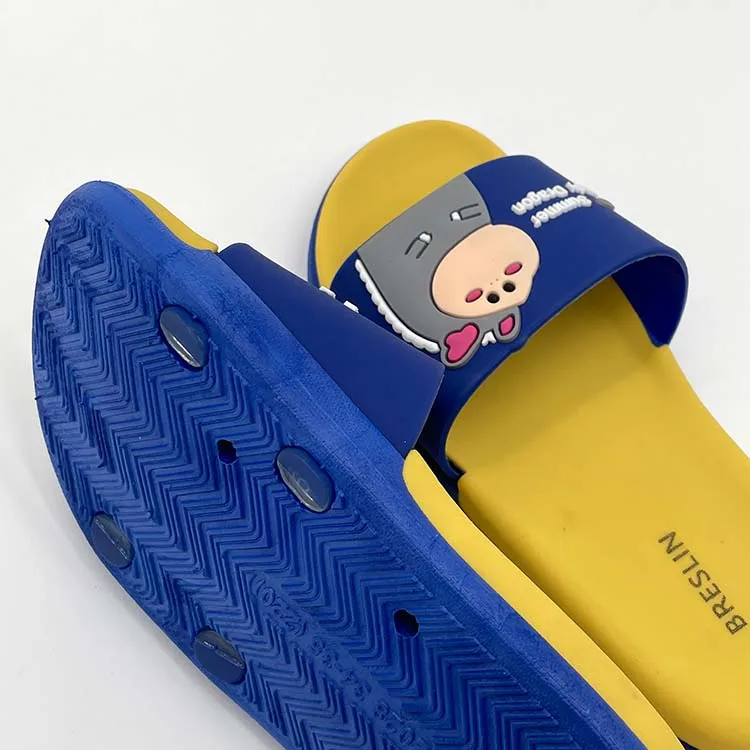 Factory Sale Summer Beach Custom Logo Plastic Pvc Kids Boys Girls Children Slides Slippers